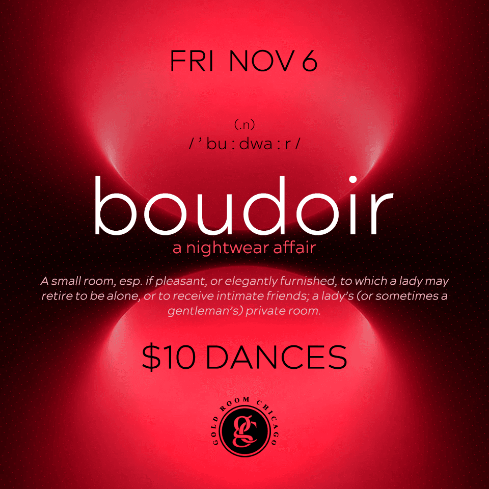 Boudoir at The Gold Room Chicago