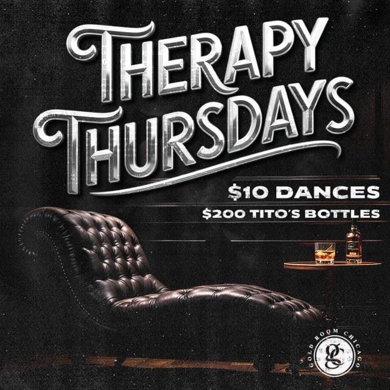 Therapy Thursday — Every Thursday at The Gold Room Chicago